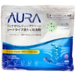 トイレタリージャパンインク　ＡＵＲＡ　ディナザイムディープクリーン　シートタイプ洗たく用洗剤　１パック（３０枚）