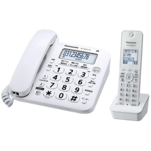 パナソニック　コードレス電話機（子機１台付）　ホワイト　ＶＥ－ＧＤ２７ＤＬ－Ｗ　１台1