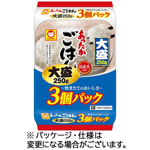 東洋水産　マルちゃん　あったかごはん大盛　２５０ｇ／食　１パック（３食）1