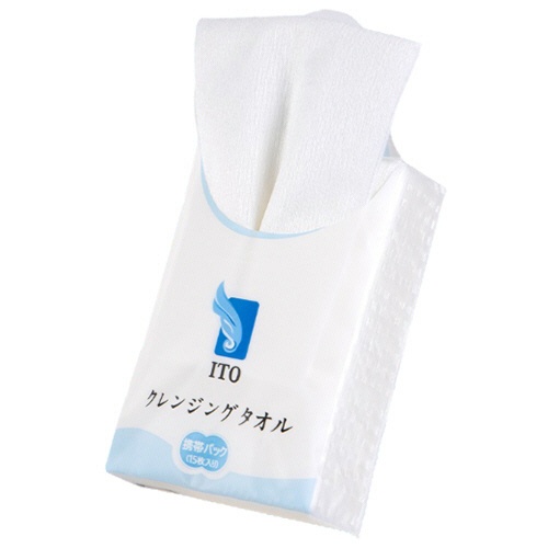アィティーオー　ＩＴＯクレンジングタオル　携帯パック　１パック（１５０枚：１５枚×１０袋）3