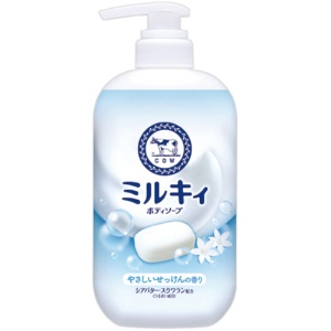 牛乳石鹸共進社　ミルキィボディソープ　やさしいせっけんの香り　本体　５００ｍｌ　１本1