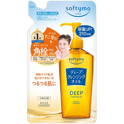 コーセーコスメポート　ソフティモ　ディープ　クレンジングオイル　詰替用　２１０ｍＬ　１パック1