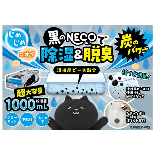 白元アース　ドライ＆ドライＵＰ　黒のＮＥＣＯ　１０００ｍＬ　１箱（２個）5