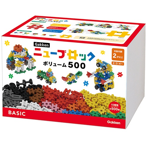 学研ステイフル　Ｇａｋｋｅｎニューブロック　ボリューム５００　（１５種５００個）　８３７３１　１箱1