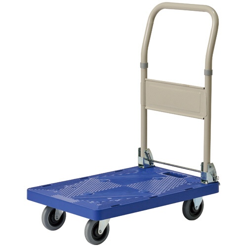 ＴＡＮＯＳＥＥ　自立式静運樹脂台車　１２０ｋｇ荷重　１台1