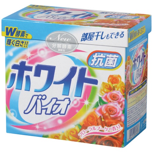 日本合成洗剤　ホワイトバイオ　抗菌　粉末洗剤　０．８ｋｇ　１個1
