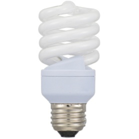 オーム電機　電球形蛍光灯　エコデンキュウ　スパイラル形　６０形　Ｅ２６　電球色　ＥＦＤ１５ＥＬ／１２－ＳＰＢ　１個