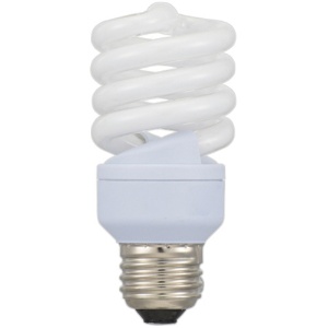 オーム電機　電球形蛍光灯　エコデンキュウ　スパイラル形　６０形　Ｅ２６　電球色　ＥＦＤ１５ＥＬ／１２－ＳＰＢ　１個1