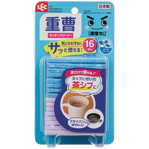 レック　激落ちくん　キッチンクリーナー　重曹　Ｃ０１０００　１パック（１６枚）1