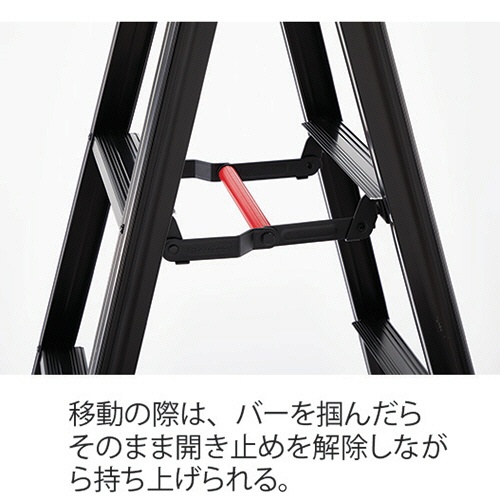 長谷川工業　脚軽　ブラック　２段　ＲＺＢ－０６Ｂ　１台2