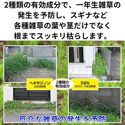 ＫＩＮＣＨＯ園芸　除草剤　草退治Ｅ粒剤　４．５ｋｇ　１箱3
