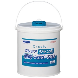日本製紙クレシア　クレシア　ジャンボ消毒ウェットタオル　本体　１個（２５０枚）1