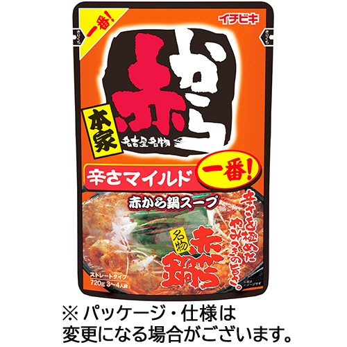 イチビキ　ストレート赤から鍋スープ１番　７２０ｇ　１個1