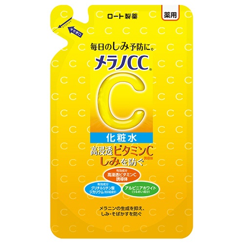 ロート製薬　メラノＣＣ　薬用　しみ対策　美白化粧水　詰替用　１７０ｍｌ　１個1