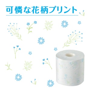 日本製紙クレシア　クリネックス　システィ　ダブル　４０ｍ　リラックスブルー　１パック（４ロール）4
