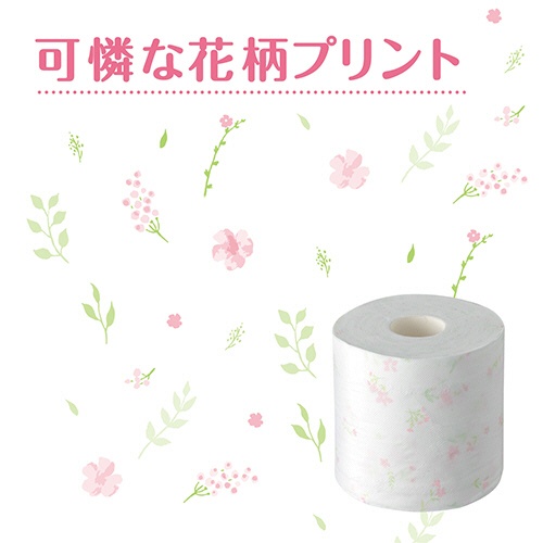 日本製紙クレシア　クリネックス　システィ　ダブル　４０ｍ　ハピネスピンク　１パック（４ロール）4