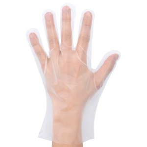 ショーワグローブ　ナイスハンド　きれいな手　つかいきりグローブ　ポリエチレン　Ｓ　半透明　ＮＨＫＴＴＧＰＥ－Ｓ１００Ｐ　１箱（１００枚）3