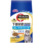 ペットライン　メディファス　室内猫　毛玉ケアプラス　１歳から　チキン＆フィッシュ味　２．７ｋｇ（４５０ｇ×６袋）　１パック