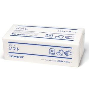 日本製紙クレシア　タウパー　ソフトＭ　２枚重ね　２００組　１パック2