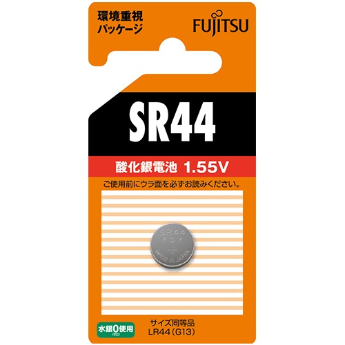 ＦＤＫ　富士通　酸化銀電池　１．５５Ｖ　ＳＲ４４Ｃ（Ｂ）Ｎ　１個1