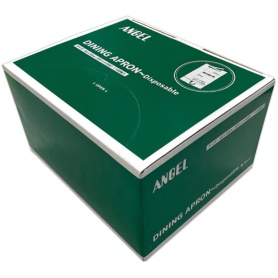 日本エンゼル　ダイニングエプロン（使い切りタイプ）　ホワイト　ＡＺＡ００５Ａ　１箱（１００枚）