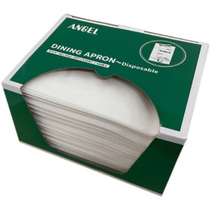 日本エンゼル　ダイニングエプロン（使い切りタイプ）　ホワイト　ＡＺＡ００５Ａ　１箱（１００枚）2
