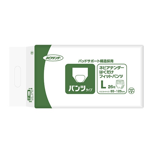 王子ネピア　ネピアテンダー　はくだけフィットパンツ　Ｌ　１パック（２６枚）1