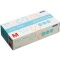 川西工業　ニトリルグローブ　ピュアアクア　粉なし　Ｍ　ブルー　＃２０６８　１箱（１００枚）