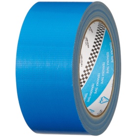 寺岡製作所　再生ＰＥＴカラー布テープ　５０ｍｍ×２５ｍ　青　１６０５　１巻