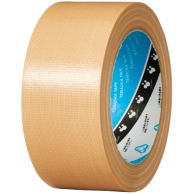 寺岡製作所　バイオマス布テープ　４８ｍｍ×２０ｍ　厚み約０．２１ｍｍ　クリーム　１６９　１巻