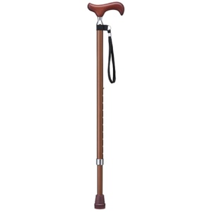 ケイ・ホスピア　愛杖　Ｅシリーズ　太杖　伸縮タイプ　ブラウン　Ｅ－３０２　１本1