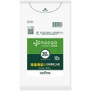 日本サニパック　ｎｏｃｏｏ　容量表記ごみ袋　白半透明　２０Ｌ　０．０１８ｍｍ　ＣＨＴ２１　１パック（１０枚）