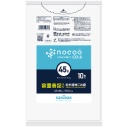 日本サニパック　ｎｏｃｏｏ　容量表記ごみ袋　業務用　白半透明　４５Ｌ　０．０２３ｍｍ　ＣＨＴ４６　１パック（１０枚）