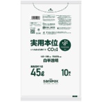 日本サニパック　実用本位　ｎｏｃｏｏ　ｉｎ　白半透明