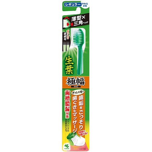 小林製薬　生葉　極幅ブラシ　レギュラー　やわらかめ　１本1