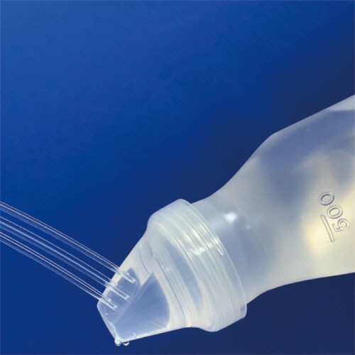 シンリョウ　介護洗髪ボトル　円柱　５００ｍｌ　１箱（４０本）4