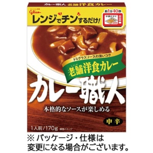江崎グリコ　カレー職人　老舗洋食カレー　中辛　１７０ｇ　１食1