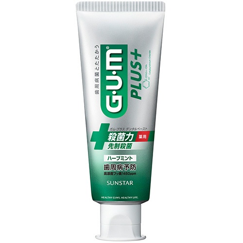 サンスター　Ｇ・Ｕ・Ｍ（ガム）・ＰＬＵＳ　デンタルペースト　ハーブミント　１２０ｇ　１本1