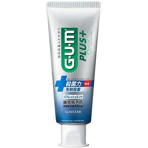 サンスター　Ｇ・Ｕ・Ｍ（ガム）・ＰＬＵＳ　デンタルペースト　リフレッシュミント　１２０ｇ　１本1