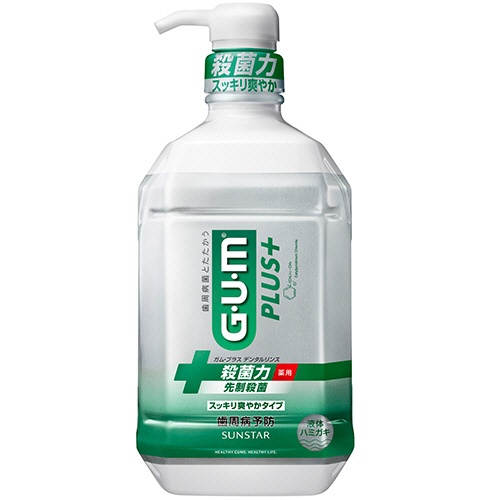 サンスター　Ｇ・Ｕ・Ｍ（ガム）・ＰＬＵＳ　デンタルリンス　スッキリ爽やかタイプ　９００ｍｌ　１本1