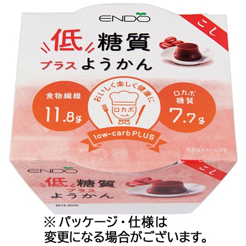 遠藤製餡　低糖質プラスようかん　こし　９０ｇ　１個1