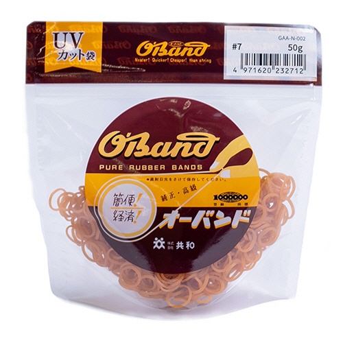 共和　オーバンド　＃７　内径１１ｍｍ　５０ｇ入　透明袋　ＧＡＡ－Ｎ－００２　１袋1