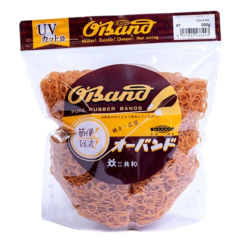 共和　オーバンド　＃７　内径１１ｍｍ　５００ｇ入　透明袋　ＧＡＡ－Ｎ－００１　１袋1