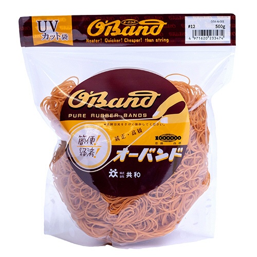 共和　オーバンド　＃１２　内径２５．４ｍｍ　５００ｇ入　透明袋　ＧＥＡ－Ｎ－００１　１袋1