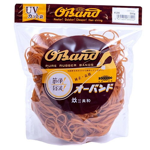共和　オーバンド　＃１９０　内径４４．５ｍｍ　５００ｇ入　透明袋　ＧＨＡ－Ｎ－００６　１袋1