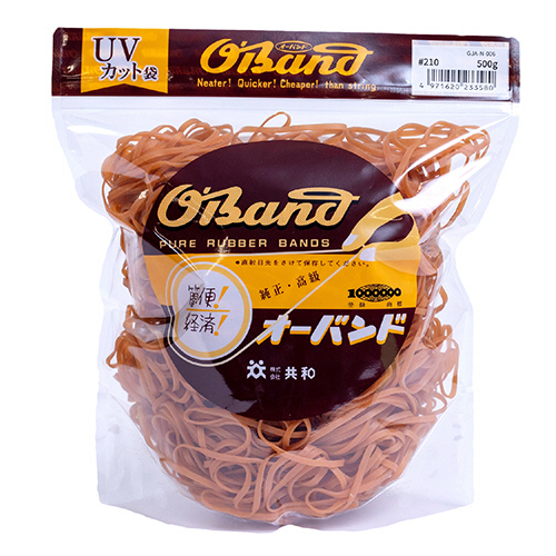 チョコ まとめ) 共和 オーバンド#210 内径51mm 500g入 透明袋 GJA-N