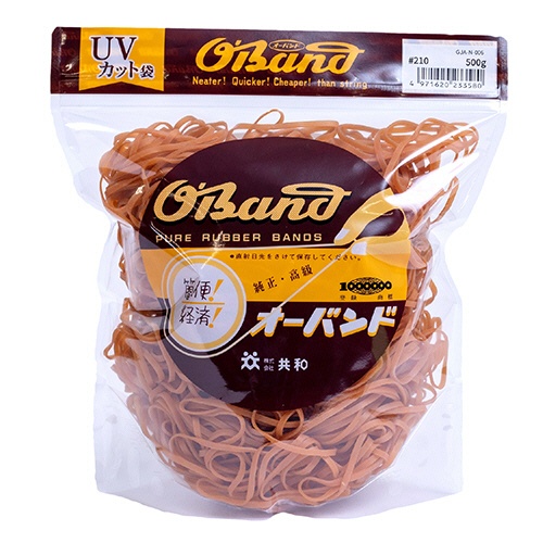 共和　オーバンド　＃２１０　内径５１ｍｍ　５００ｇ入　透明袋　ＧＪＡ－Ｎ－００６　１袋1