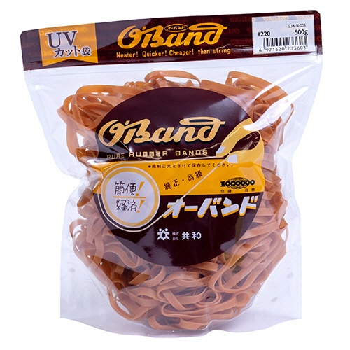 共和　オーバンド　＃２２０　内径５１ｍｍ　５００ｇ入　透明袋　ＧＪＡ－Ｎ－００８　１袋1
