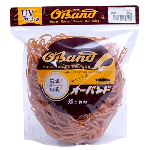 共和　オーバンド　＃２６０　内径６３．５ｍｍ　５００ｇ入　透明袋　ＧＫＡ－Ｎ－００６　１袋1