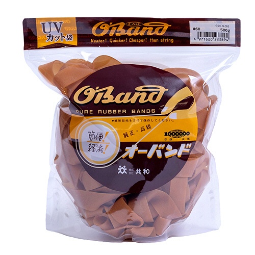 共和　オーバンド　＃６０　内径１５２ｍｍ　５００ｇ入　透明袋　ＧＳＡ－Ｎ－００５　１袋1